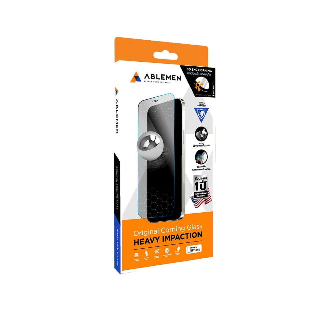 Ablemen ฟิล์มกระจก Termpered Glass BLC iPhone 14 Pro Max 3D 5XC