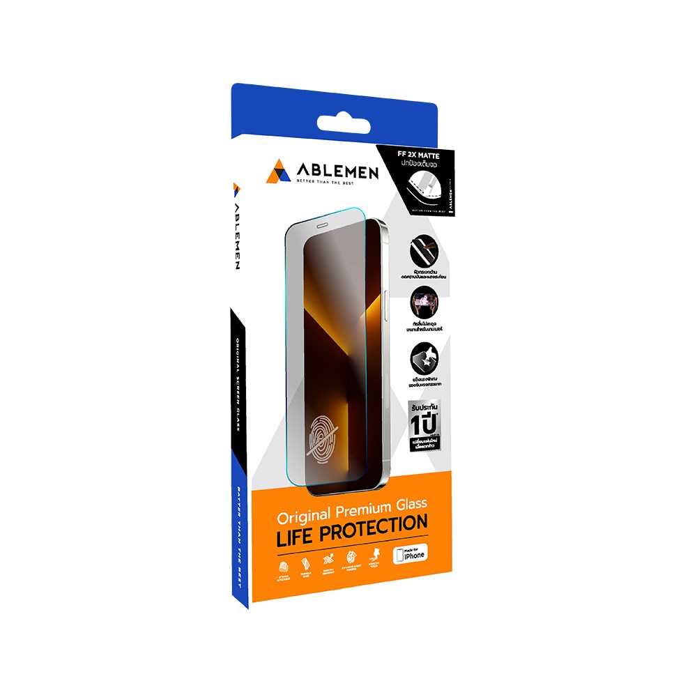 Ablemen ฟิล์มกระจก Termpered Glass 2X MT iPhone 14 Pro Max