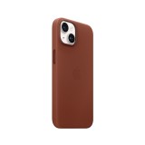 Apple iPhone 14 Leather Case with MagSafe - Umber