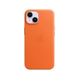 Apple iPhone 14 Leather Case with MagSafe - Orange