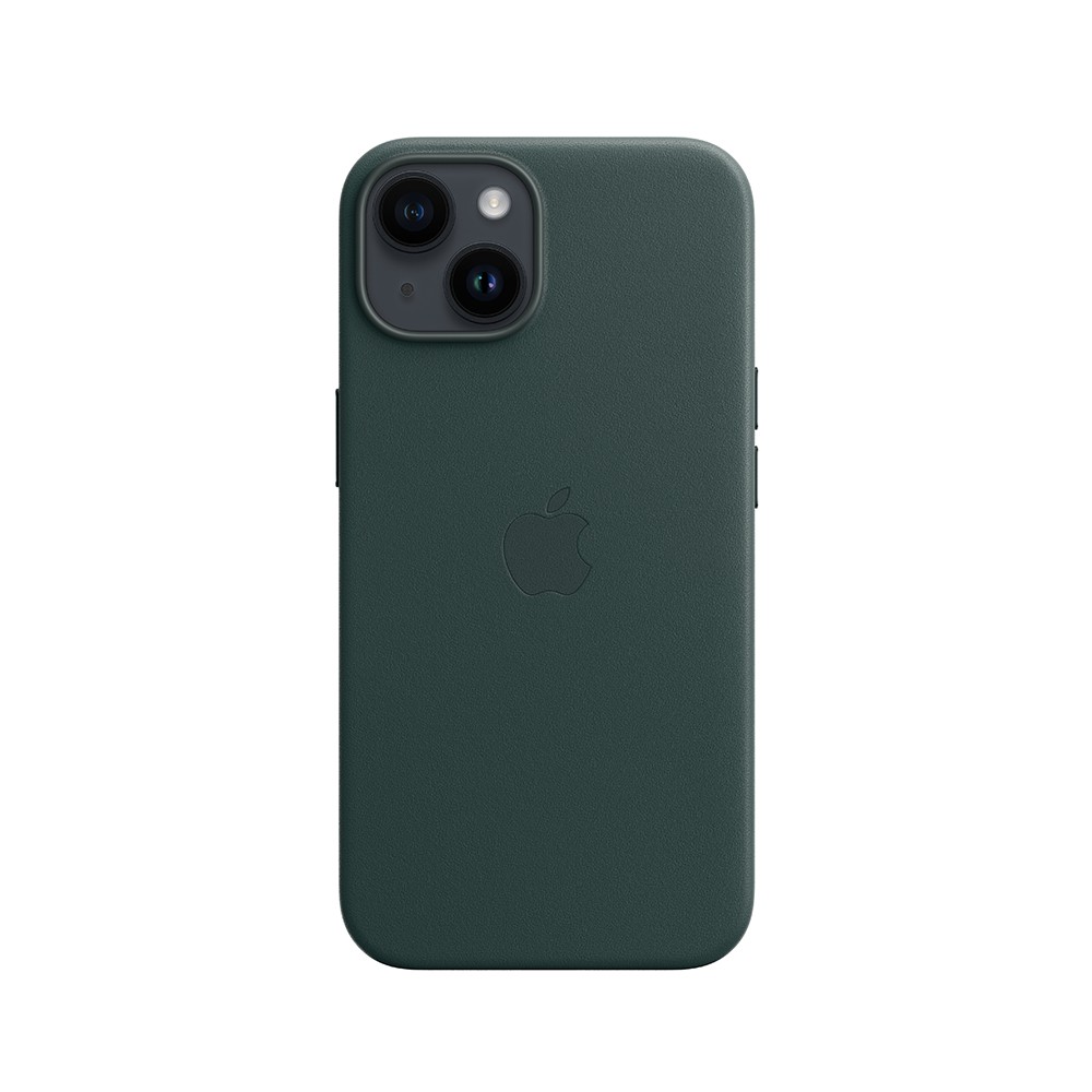 Apple iPhone 14 Plus Leather Case with MagSafe - Forest Green