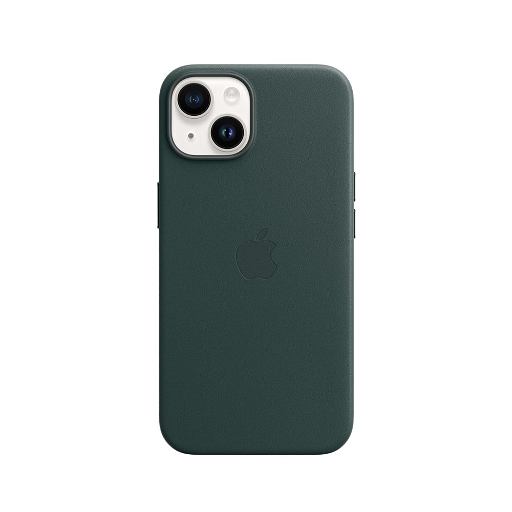 Apple iPhone 14 Plus Leather Case with MagSafe - Forest Green