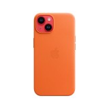 Apple iPhone 14 Plus Leather Case with MagSafe - Orange