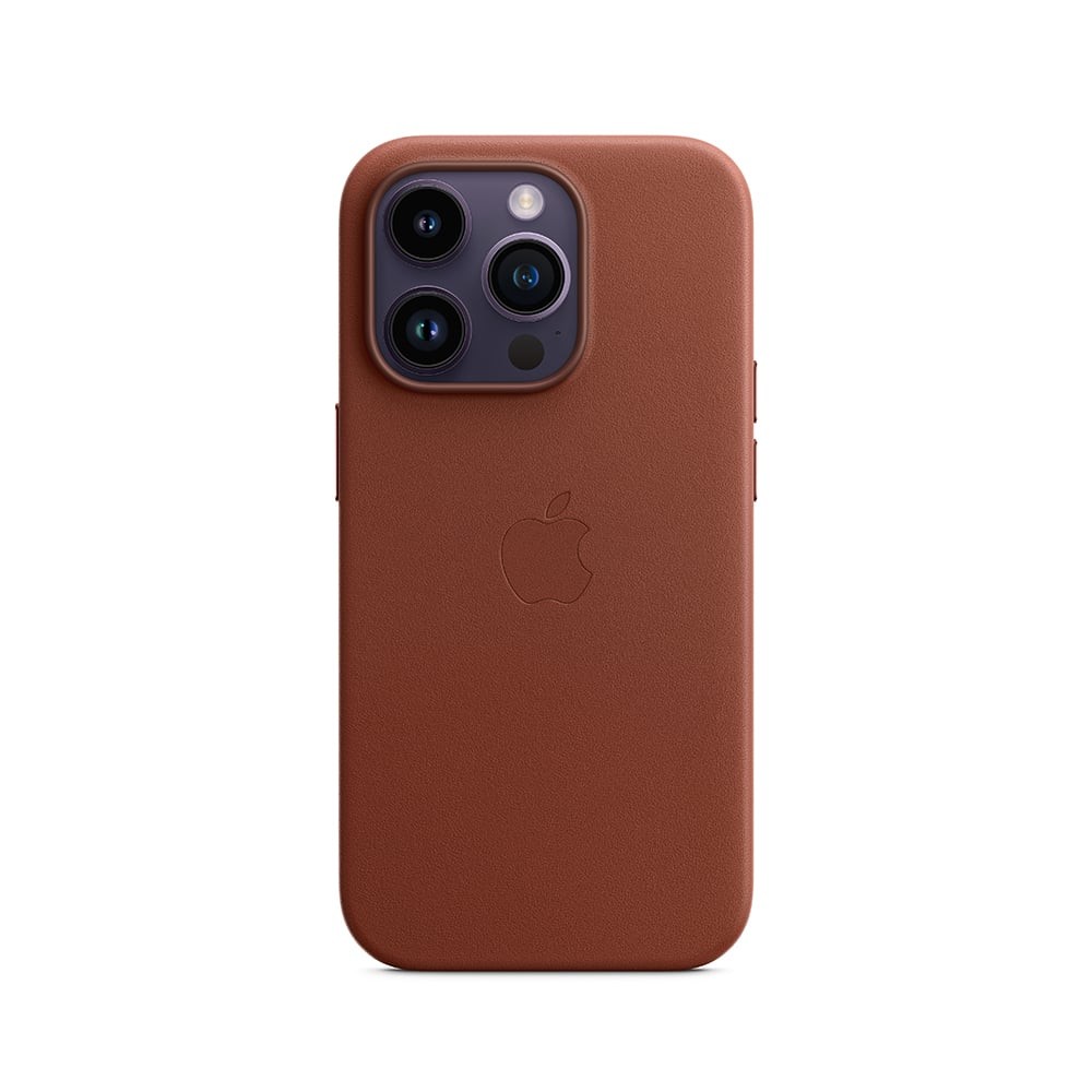 Apple iPhone 14 Pro Leather Case with MagSafe - Umber