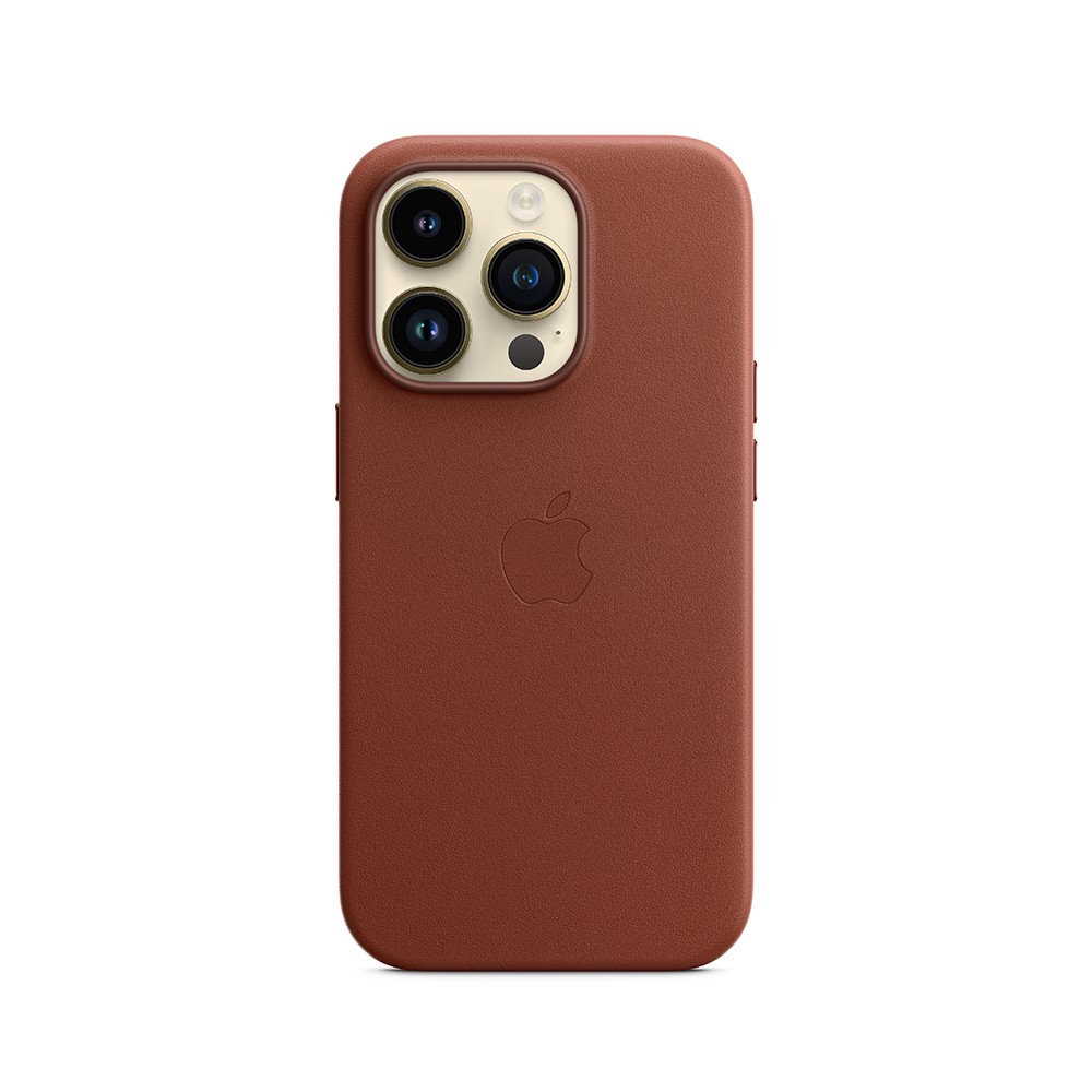 Apple iPhone 14 Pro Leather Case with MagSafe - Umber