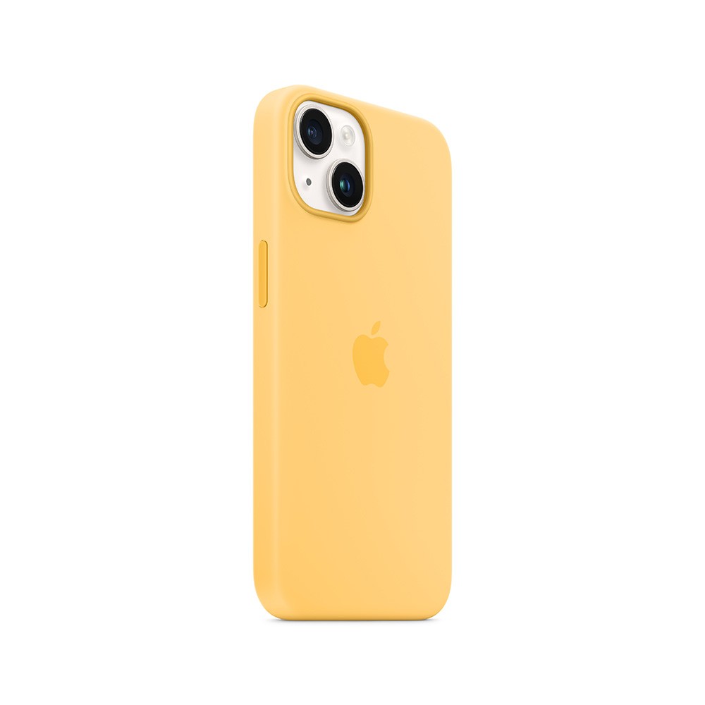 Apple iPhone 14 Silicone Case with MagSafe - Sunglow