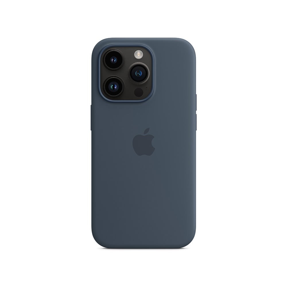 Apple iPhone 14 Pro Silicone Case with MagSafe - Storm Blue