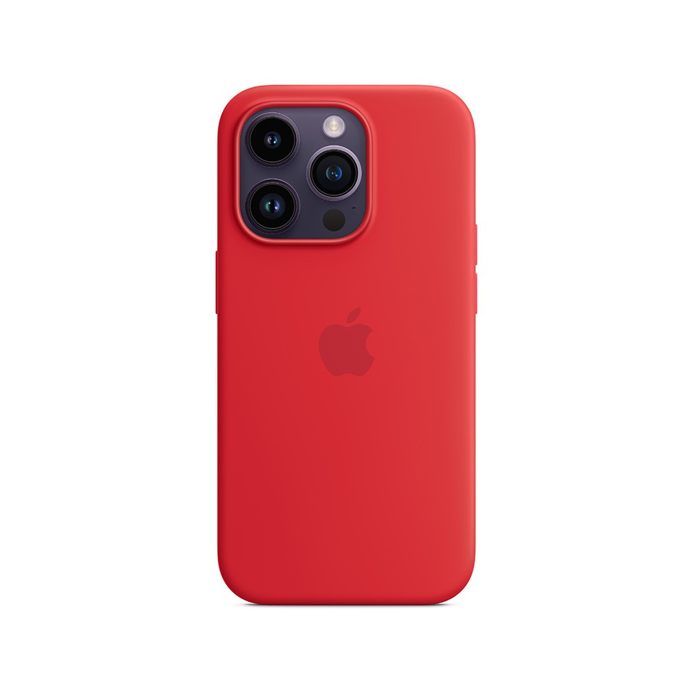 Apple iPhone 14 Pro Silicone Case with MagSafe - (PRODUCT)RED