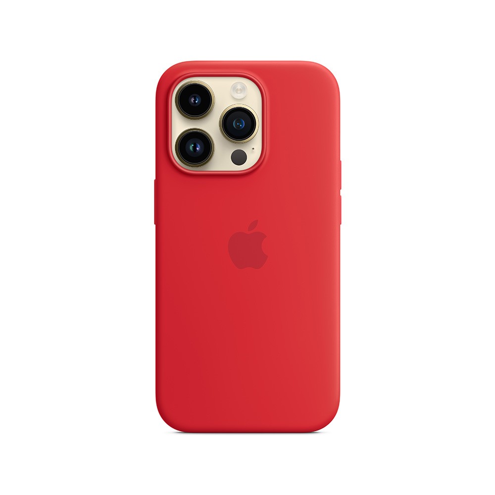 Apple iPhone 14 Pro Silicone Case with MagSafe - (PRODUCT)RED