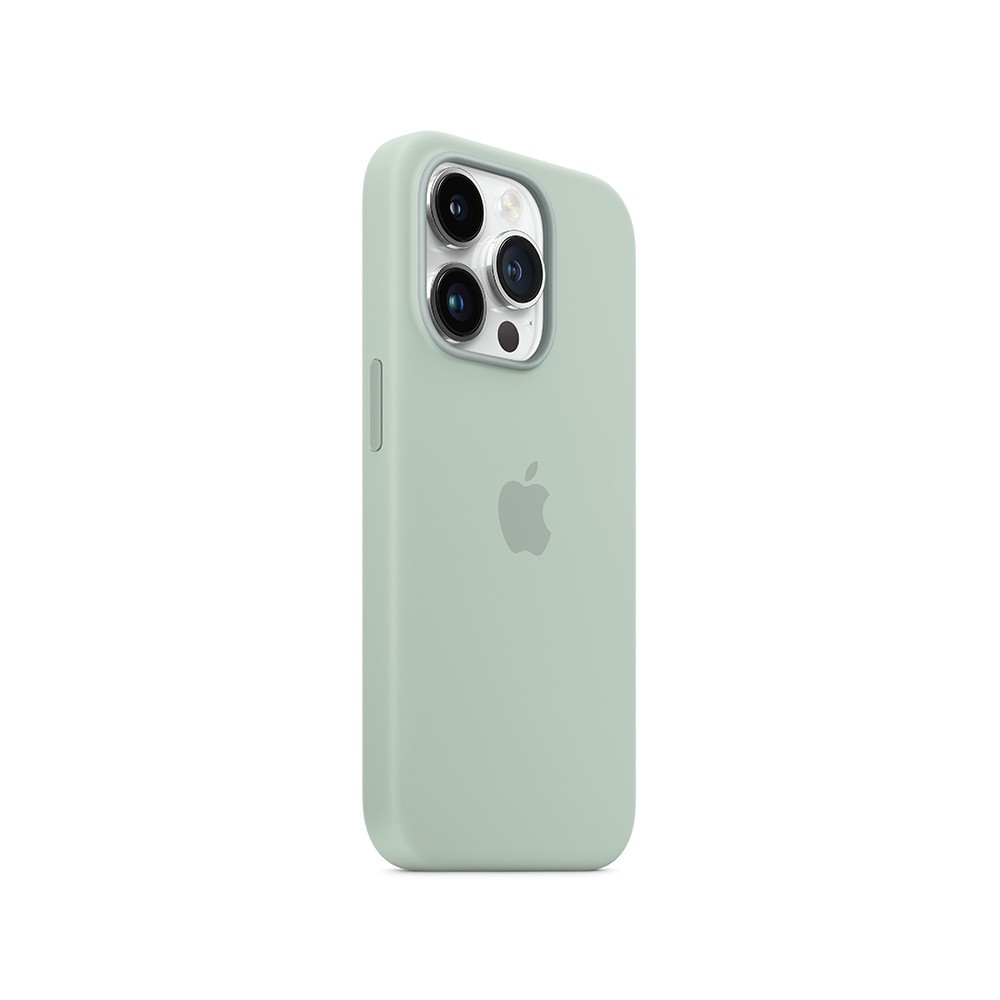 Apple iPhone 14 Pro Silicone Case with MagSafe - Succulent