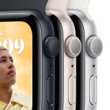Apple Watch SE GPS 40mm Midnight Aluminium Case with Midnight Sport Band