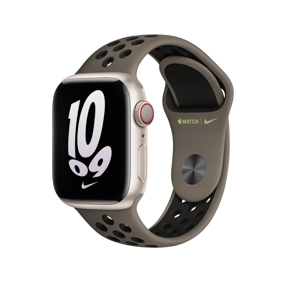 Apple Watch Mm Olive Grey Black Nike Sport Band Education Studio