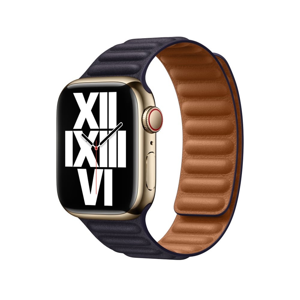 Apple Watch 41mm Ink Leather Link - M/L