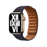 Apple Watch 41mm Ink Leather Link - M/L