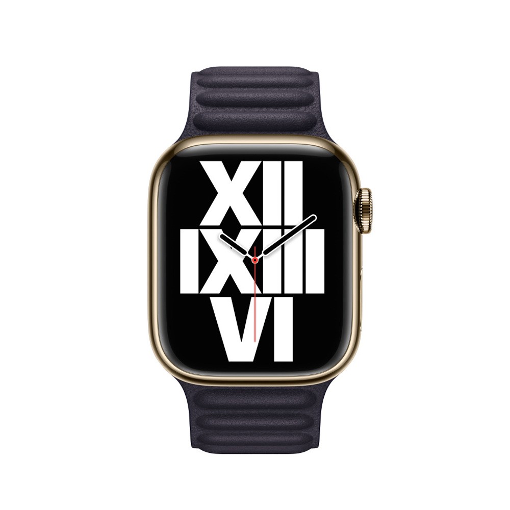 Apple Watch 41mm Ink Leather Link - M/L
