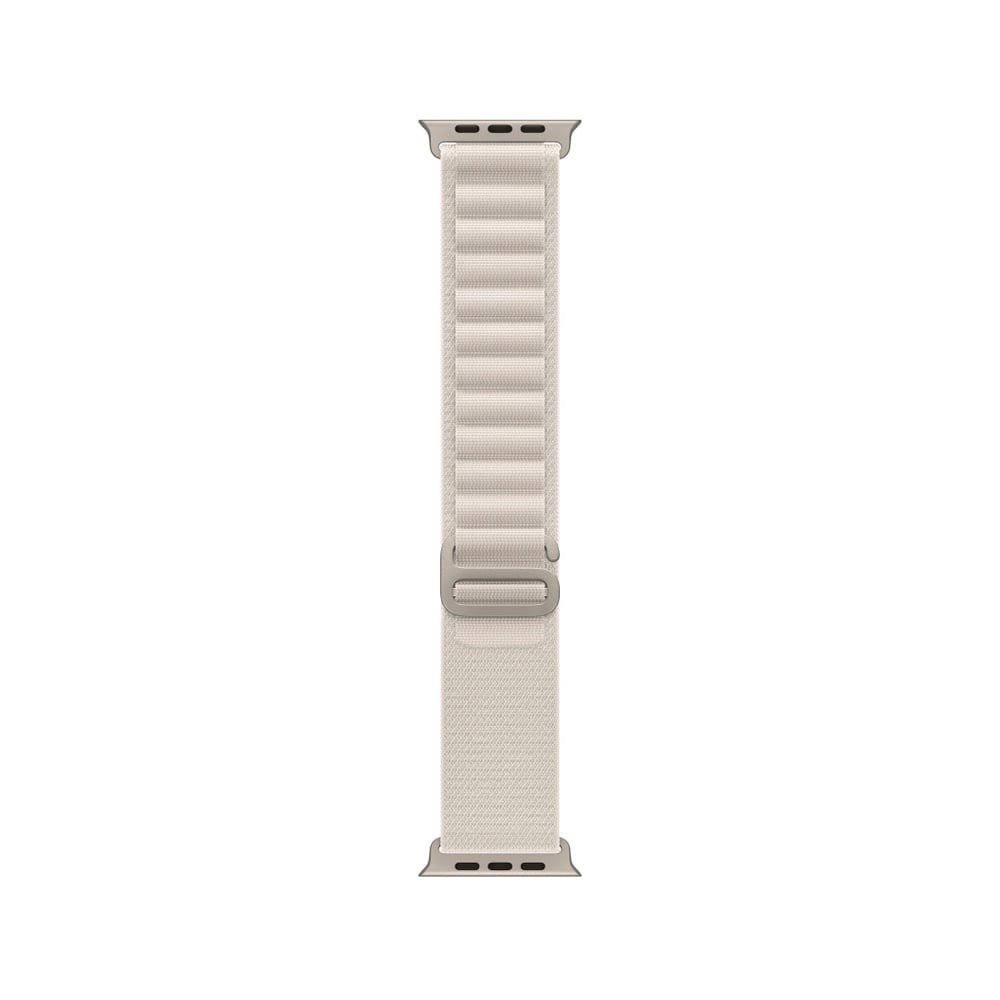 Apple Watch 49mm Starlight Alpine Loop - Large