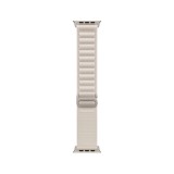 Apple Watch 49mm Starlight Alpine Loop - Large