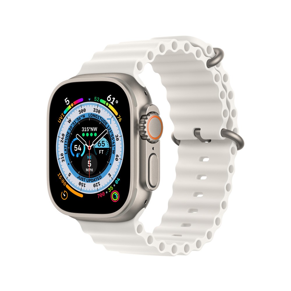 Apple Watch 49mm White Ocean Band