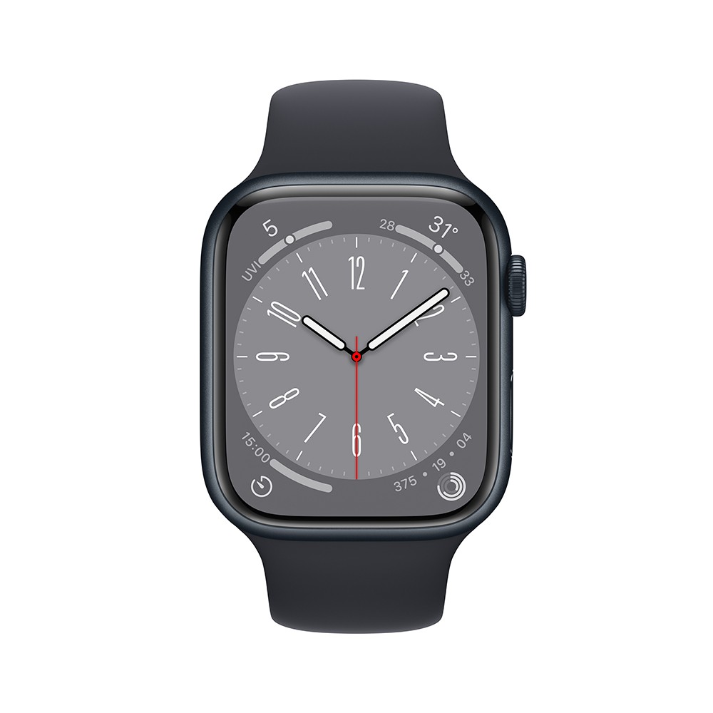 Apple Watch Series 8 GPS 45mm Midnight Aluminium Case with Midnight Sport Band