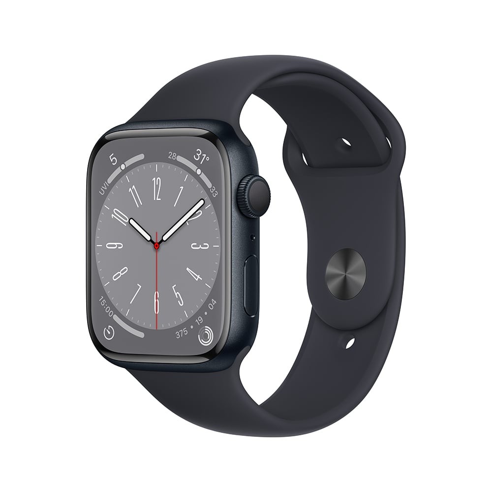 Apple Watch Series 8 GPS 41mm Midnight Aluminium Case with Midnight Sport Band