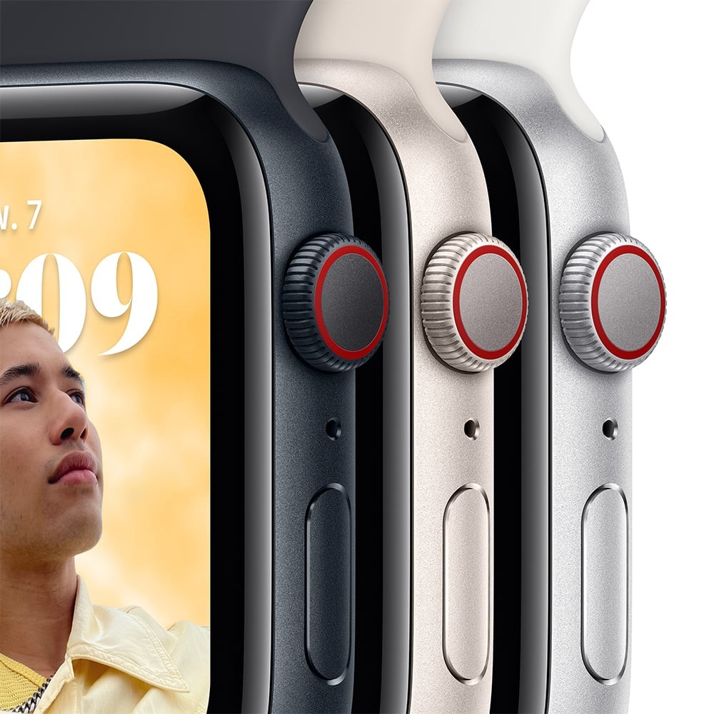 Apple Watch SE GPS + Cellular 40mm Midnight Aluminium Case with Midnight Sport Band