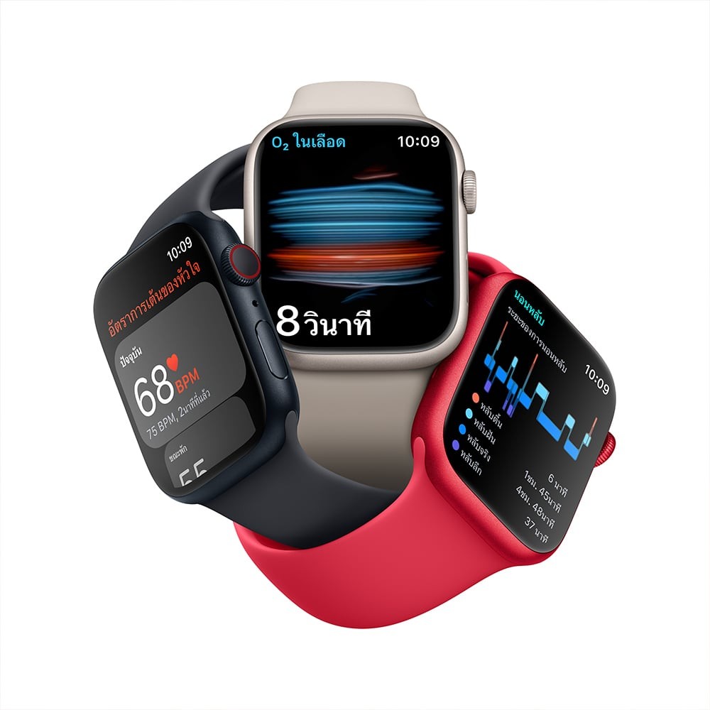 Apple Watch Series 8 GPS + Cellular 41mm (PRODUCT)RED Aluminium Case with (PRODUCT)RED Sport Band