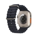 Apple Watch Ultra GPS + Cellular 49mm Titanium Case with Midnight Ocean Band