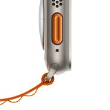 Apple Watch Ultra GPS + Cellular 49mm Titanium Case with Orange Alpine Loop - Medium