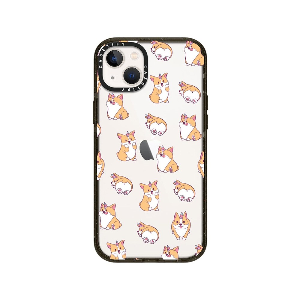 เคส CASETIFY iPhone 14 Plus Impact Crush Cute Corgi Unicorn