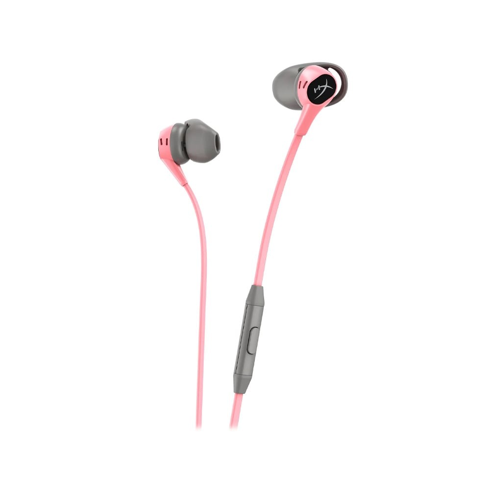 หูฟังเกมมิ่ง Hyper X Gaming Headphones Cloud Earbuds Pink
