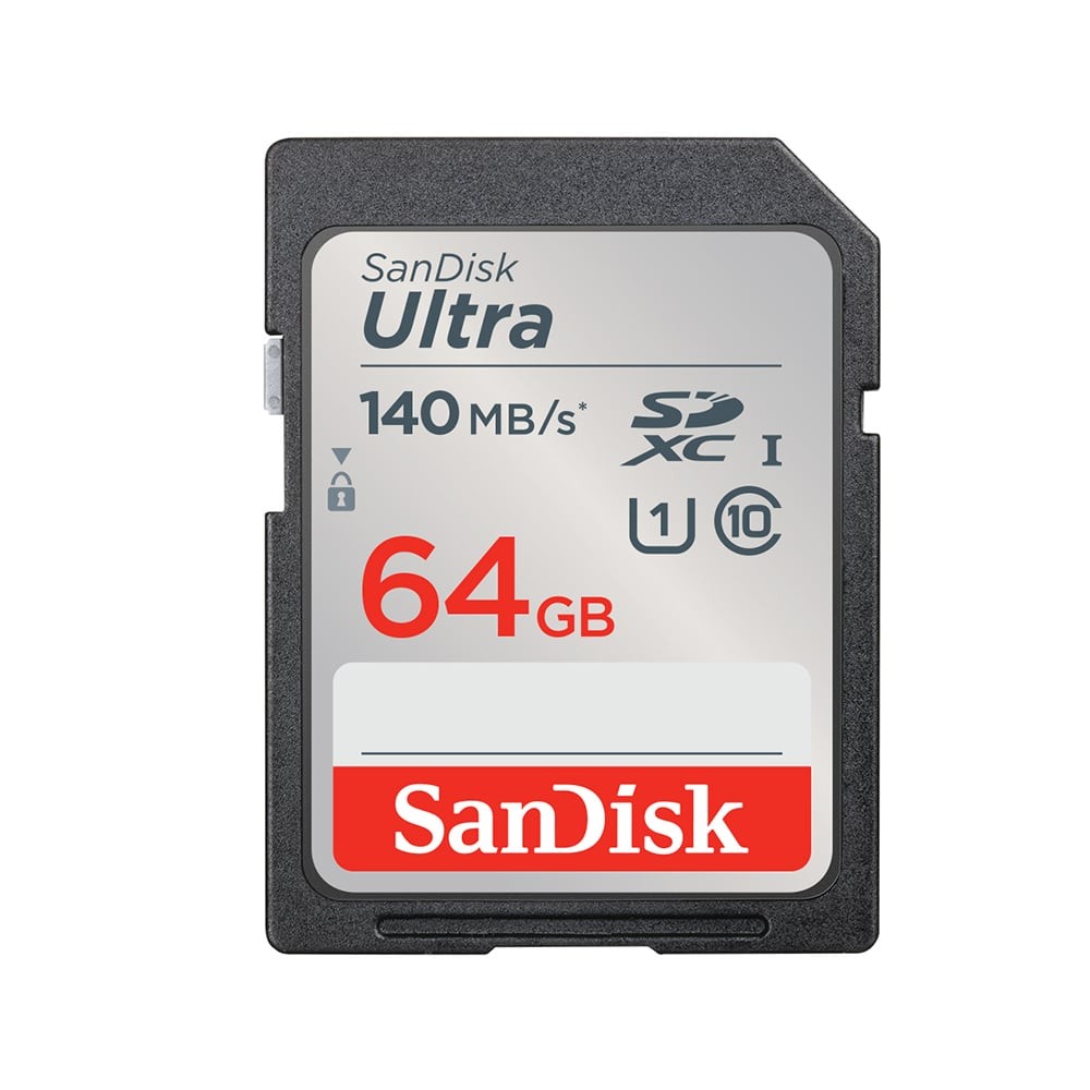 เมมโมรี่การ์ด SanDisk Ultra SDXC SDUNB 64GB C10 UHS-I 140MB/s R (SDSDUNB-064G-GN6IN)