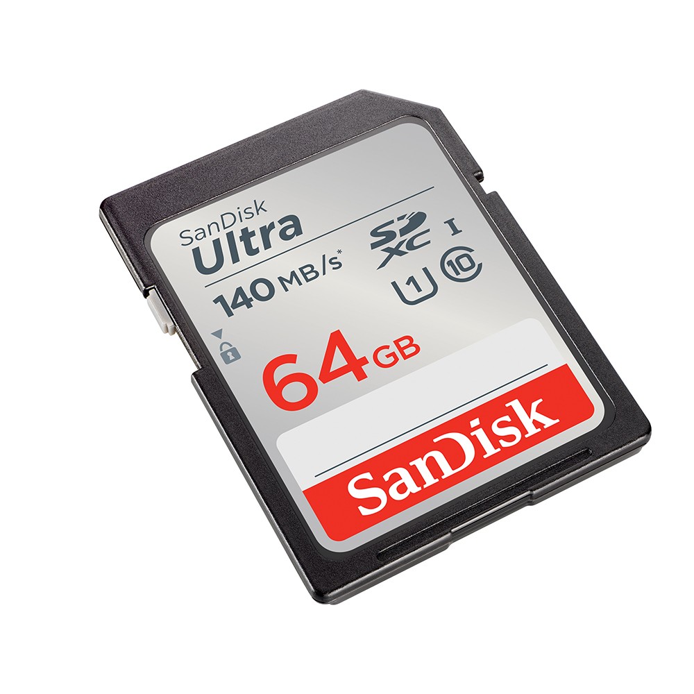 เมมโมรี่การ์ด SanDisk Ultra SDXC SDUNB 64GB C10 UHS-I 140MB/s R (SDSDUNB-064G-GN6IN)