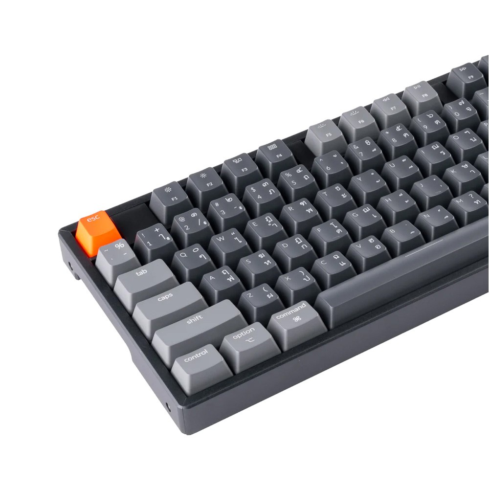 คีย์บอร์ดเกมมิ่ง Keychron Gaming Keyboard K10 Wireless Mechanical Gateron (Hot-swappable) Brown Switch