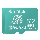 เมมโมรี่การ์ด SanDisk Nintendo MicroSDXC 512GB U3 C10 UHS-1 100MB/s R (SDSQXAO-512G-GN3ZN)
