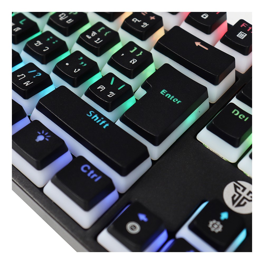 คีย์บอร์ดเกมมิ่ง Fantech Gaming Keyboard MK887 Mechanical Black (Blue Switch)