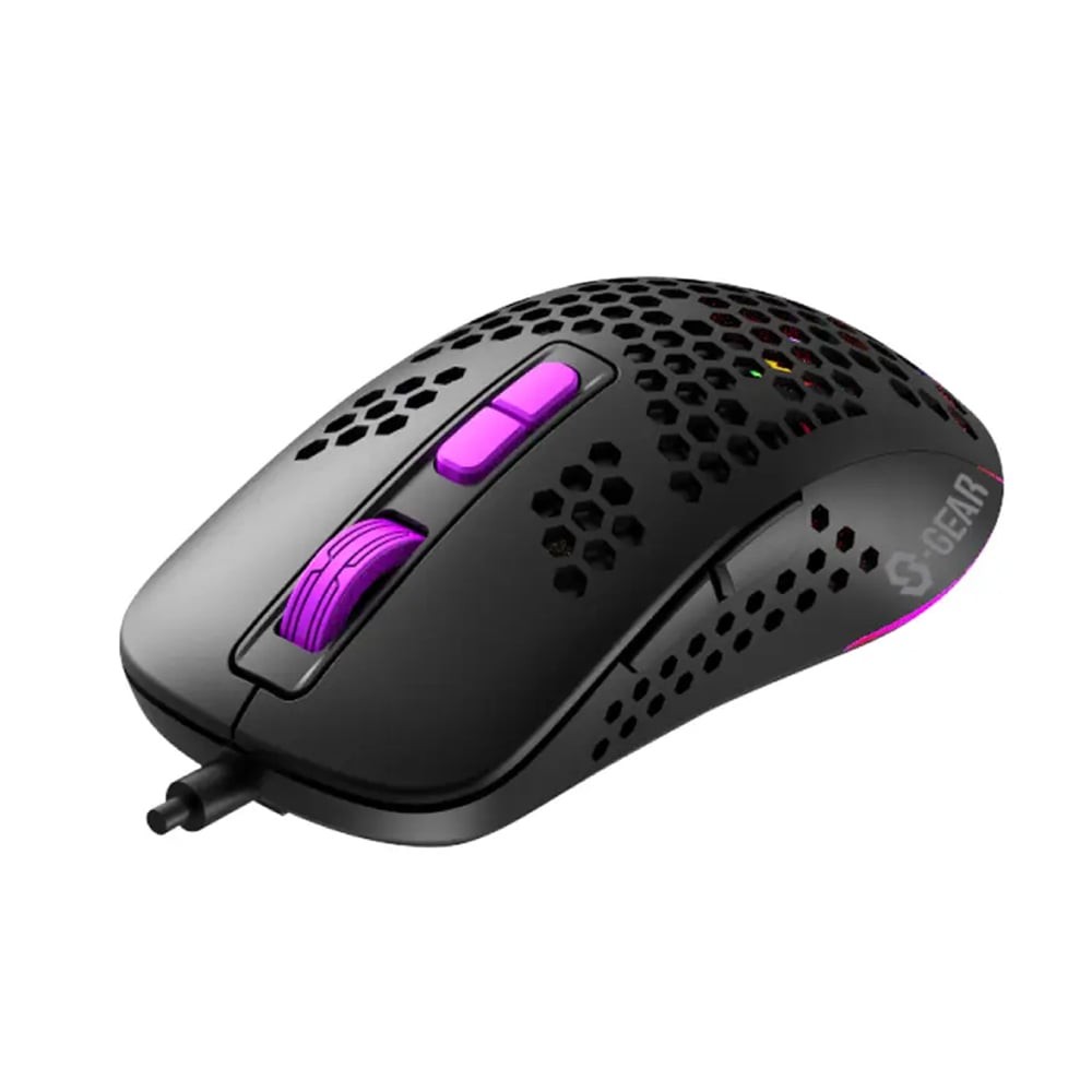 เมาส์เกมมิ่ง SGEAR Gaming Mouse Icarius Wired RGB 12400 DPI