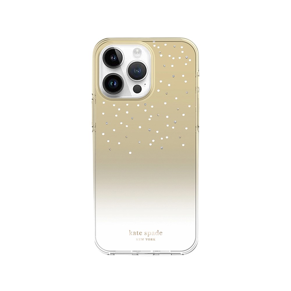 เคส Kate Spade New York iPhone 14 Pro Max Gold Metallic Ombre