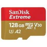 เมมโมรี่การ์ด SanDisk Extreme microSDXC 128GB V30 U3 C10 A2 190MB/s R, 90MB/s W Gaming (SDSQXAA-128G-GN6GN)