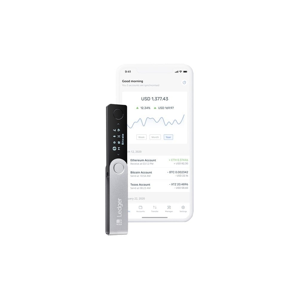 Ledger Nano X กระเป๋า Bitcoin