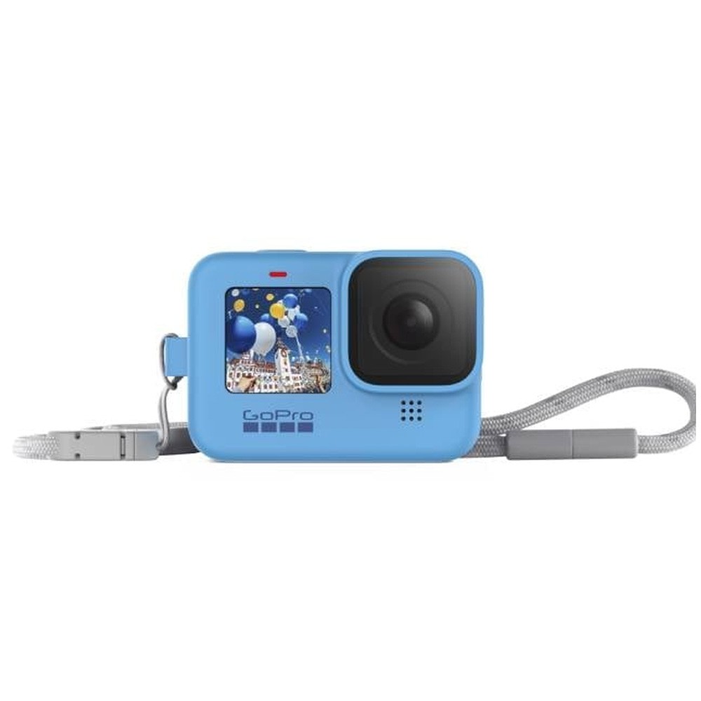 เคสกล้อง GoPro Sleeve + Lanyard for HERO12/11/10/9 Blue