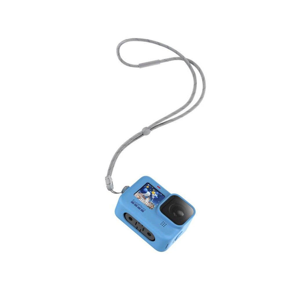 เคสกล้อง GoPro Sleeve + Lanyard for HERO12/11/10/9 Blue