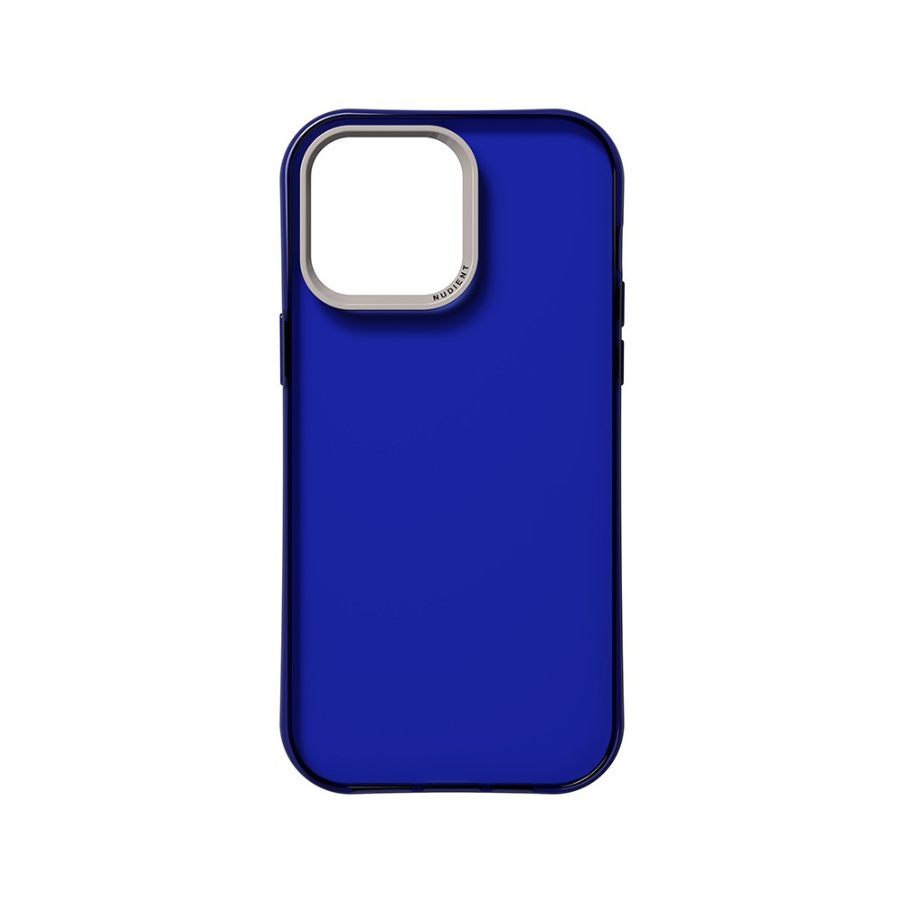 Nudient เคส iPhone 14 Pro Clear Blue