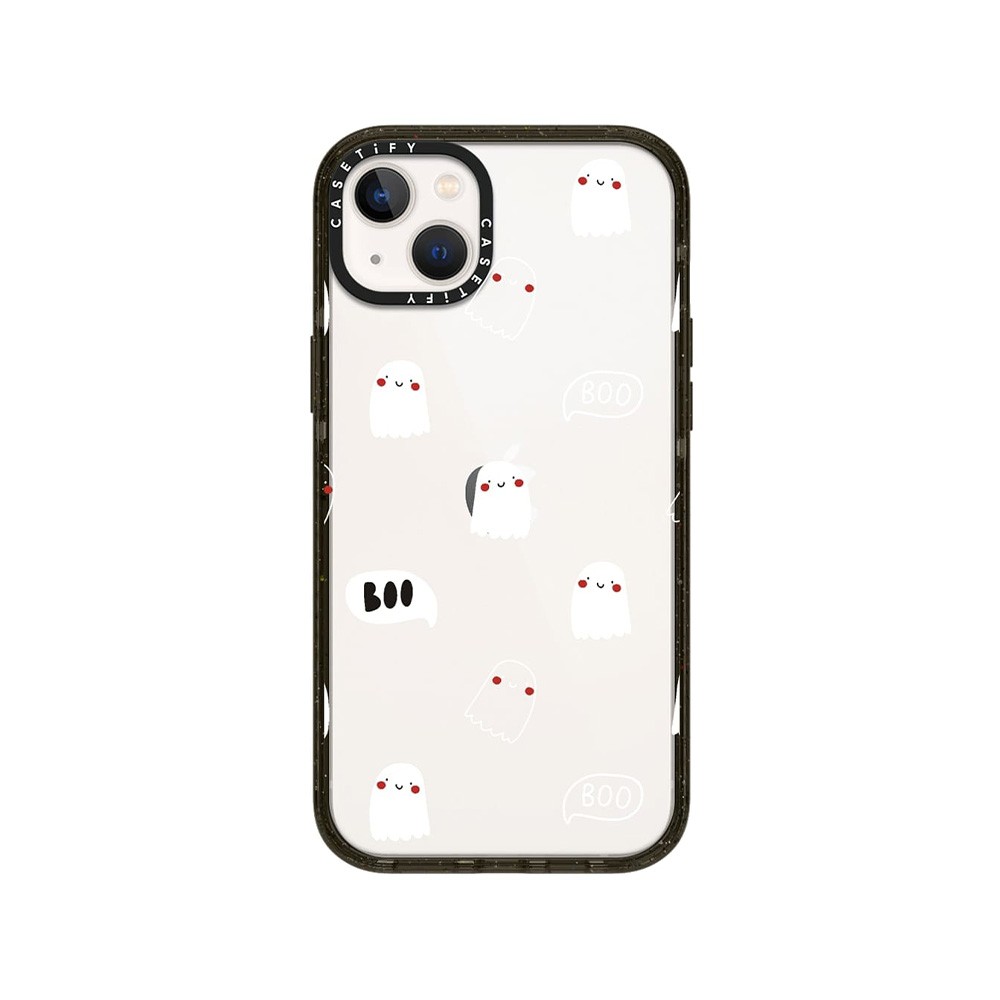 เคส CASETIFY iPhone 14 Plus Impact Crush Happy Halloween - Cute ghost