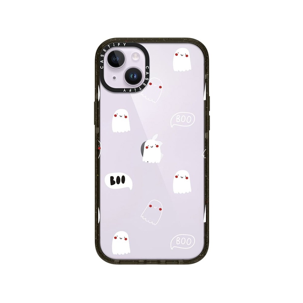 เคส CASETIFY iPhone 14 Plus Impact Crush Happy Halloween - Cute ghost