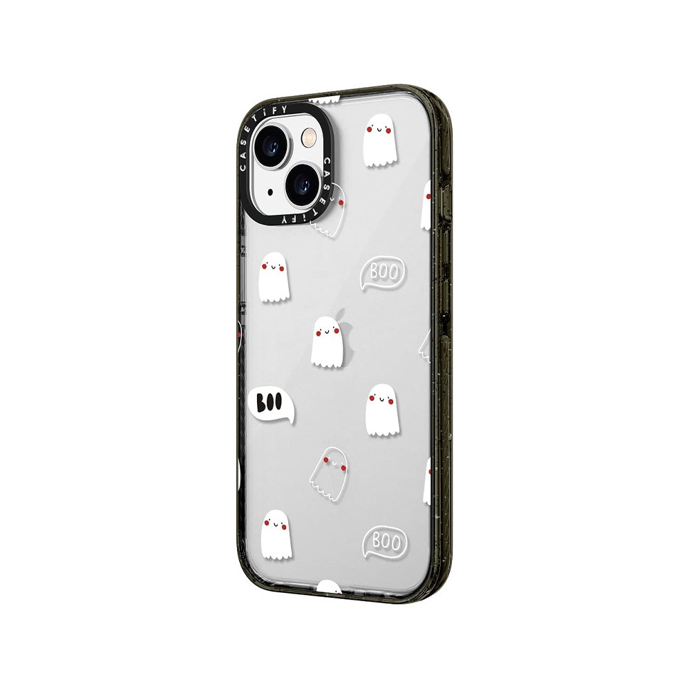 เคส CASETIFY iPhone 14 Plus Impact Crush Happy Halloween - Cute ghost
