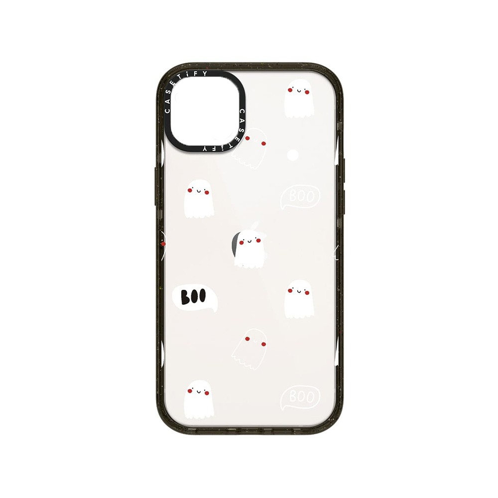 เคส CASETIFY iPhone 14 Plus Impact Crush Happy Halloween - Cute ghost