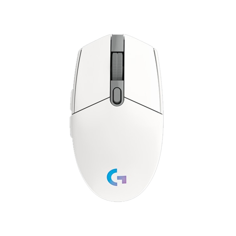 เมาส์เกมมิ่ง Logitech Gaming Mouse G102 Gen Lightsync White