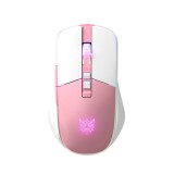 เมาส์เกมมิ่ง Onikuma Gaming Mouse Kiku White/Pink