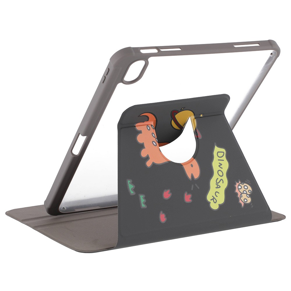 เคส QPLUS iPad Gen 10 (2022) Dinosaurs Gray