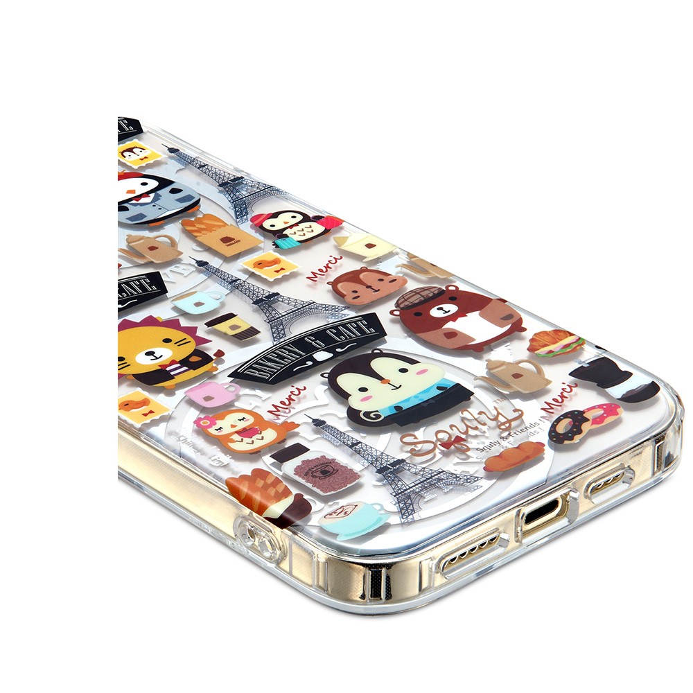 เคส Sigema iPhone 14 Pro Max Clear Paris Coffee